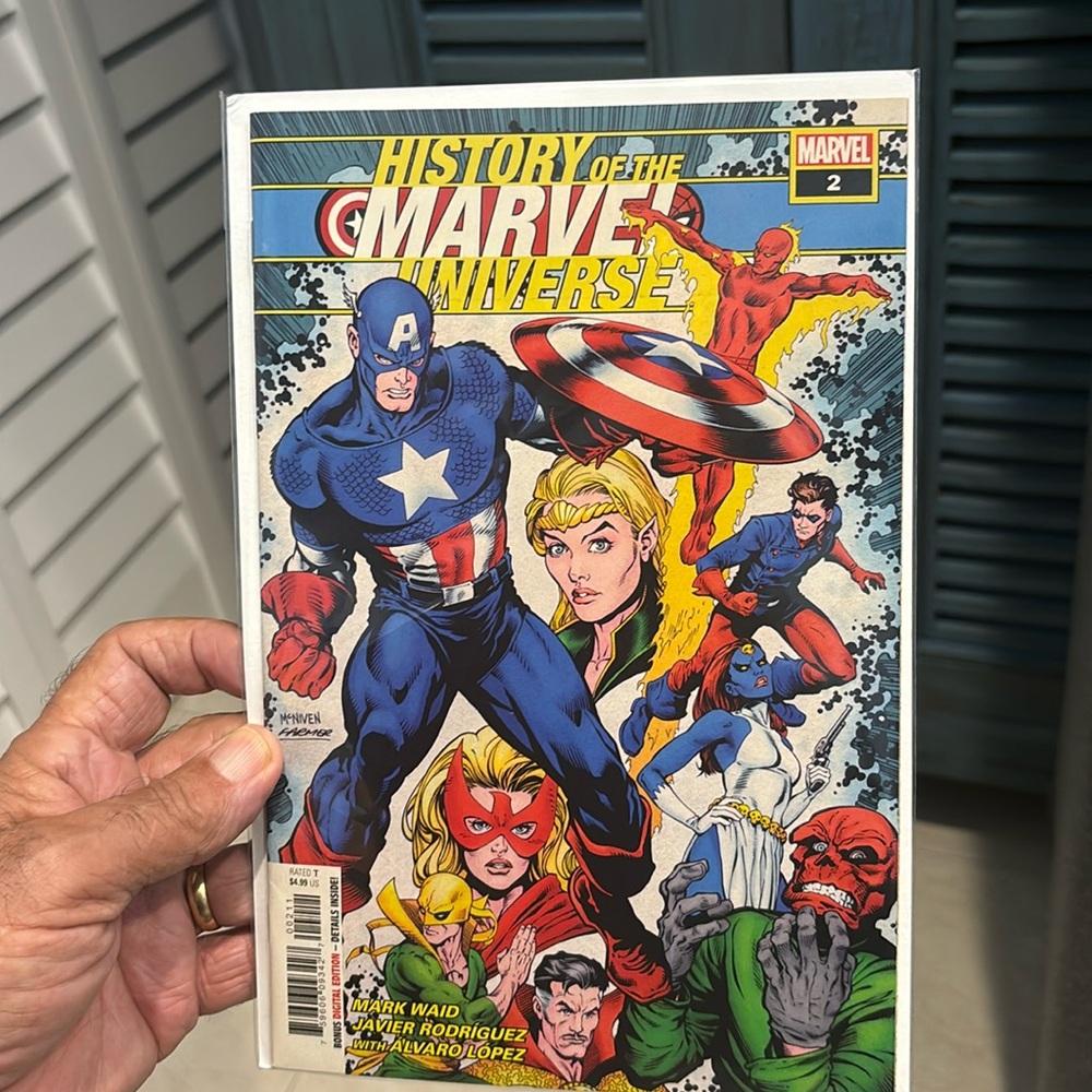 Year 2019 History of The Marvel Universe Comic